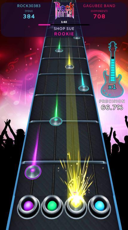 Rock Battle Rhythm Music Game screenshot image 1_Popularmodapk.com