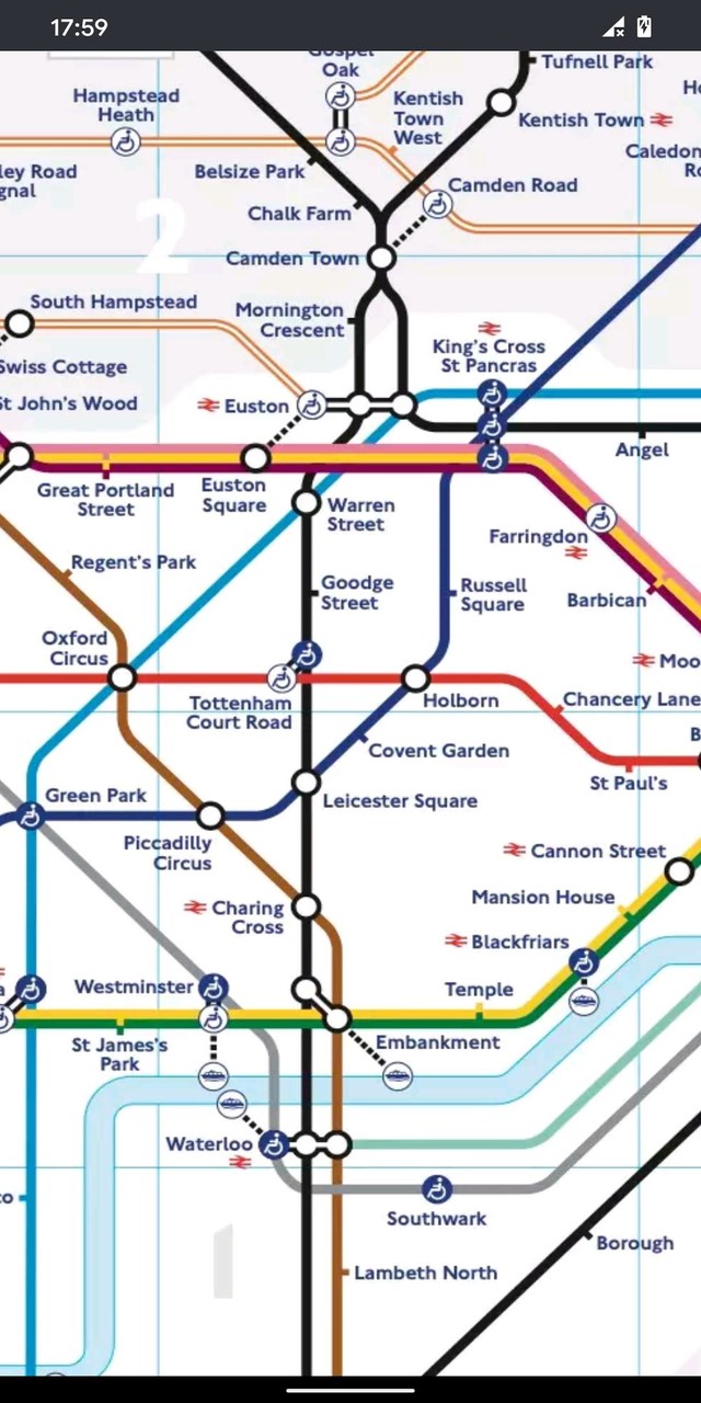 Tube Map: London Underground (Offline) screenshot image 1_Popularmodapk.com
