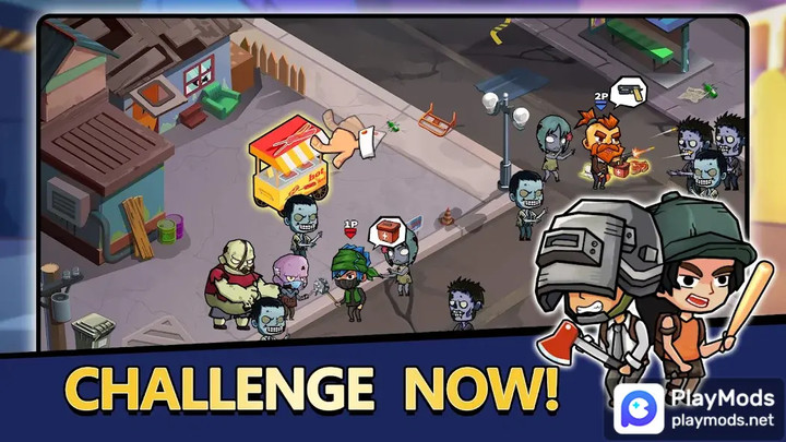 2 player zombie survival<span>(Ad-free and rewarded)</span> screenshot image 5_Popularmodapk.com