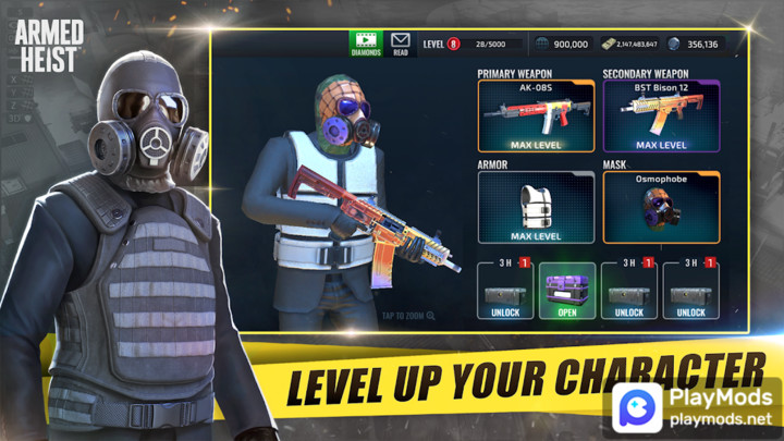 Armed Heist: Shooting games<span>(Immortality/No Recoil)</span> screenshot image 5_Popularmodapk.com