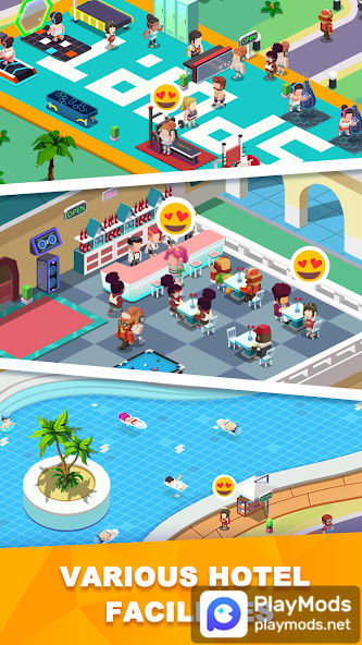Sim Hotel Tycoon: Tycoon Games<span>(Mod Menu)</span> screenshot image 5_Popularmodapk.com