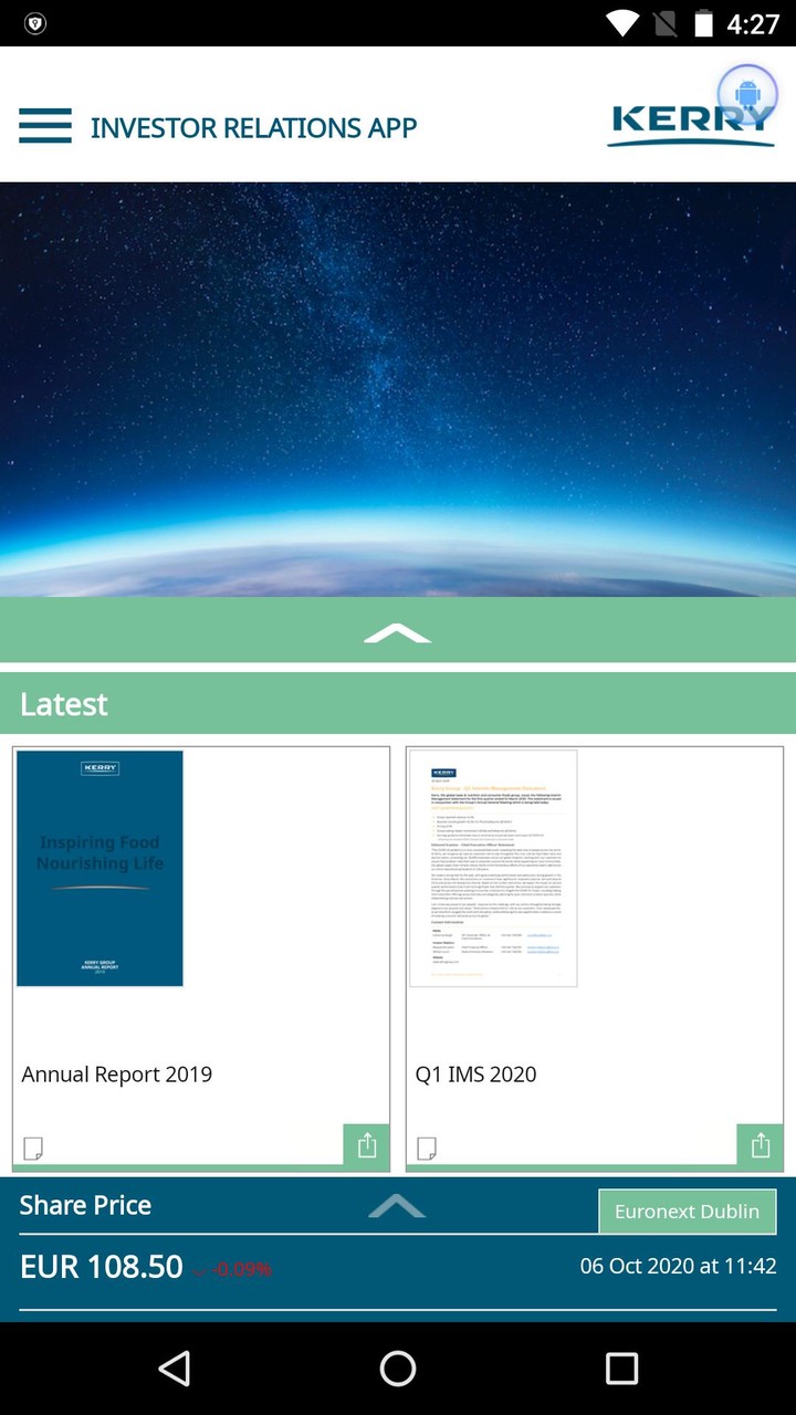 Kerry Group Investor Relations screenshot image 1_Popularmodapk.com