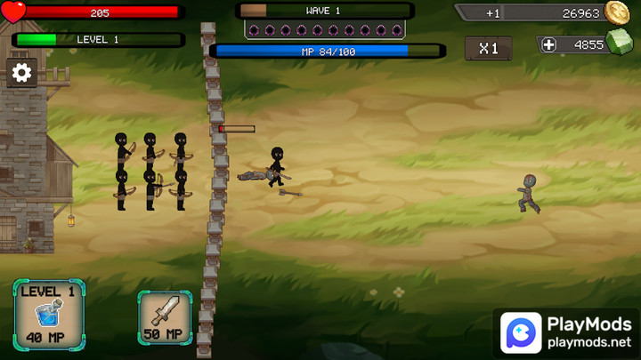 Stick War: Zombie Battle<span>(No Ads)</span> screenshot image 2_Popularmodapk.com