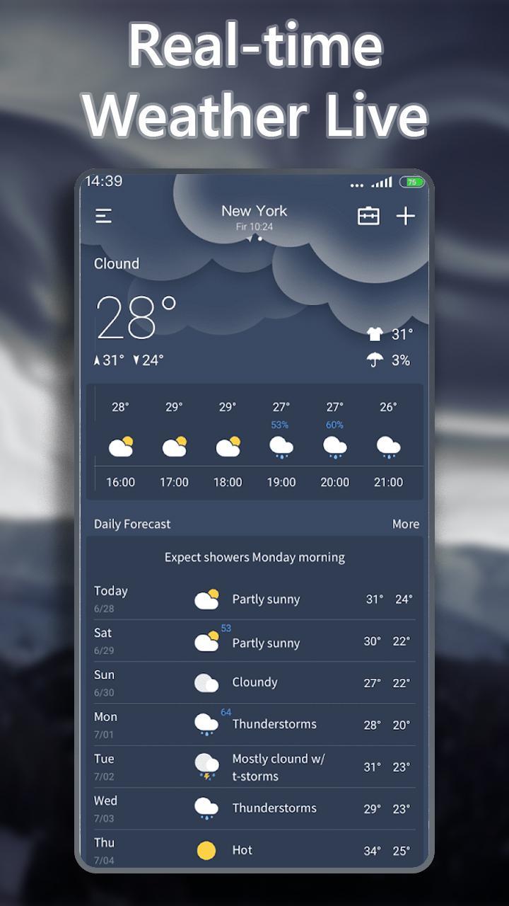 Weather Forecast - Accurate Weather & Weather Live screenshot image 8_funmod.online