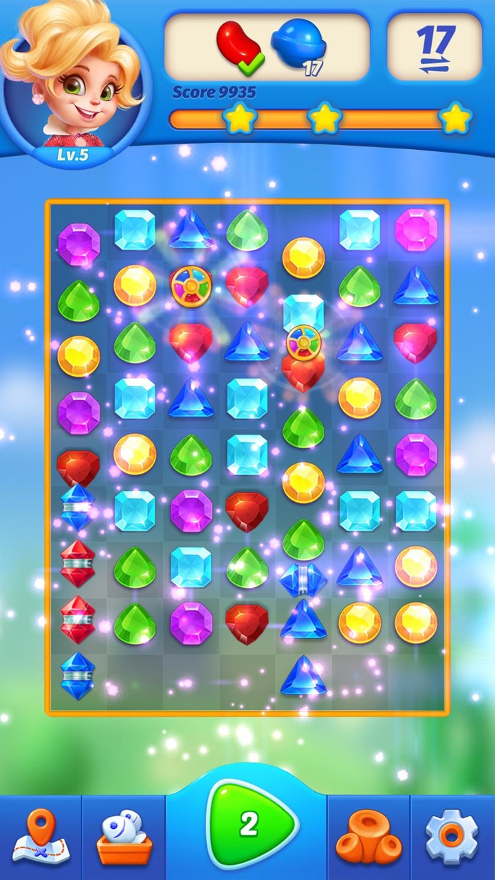 Jewel crush - color match game screenshot image 2_Popularmodapk.com