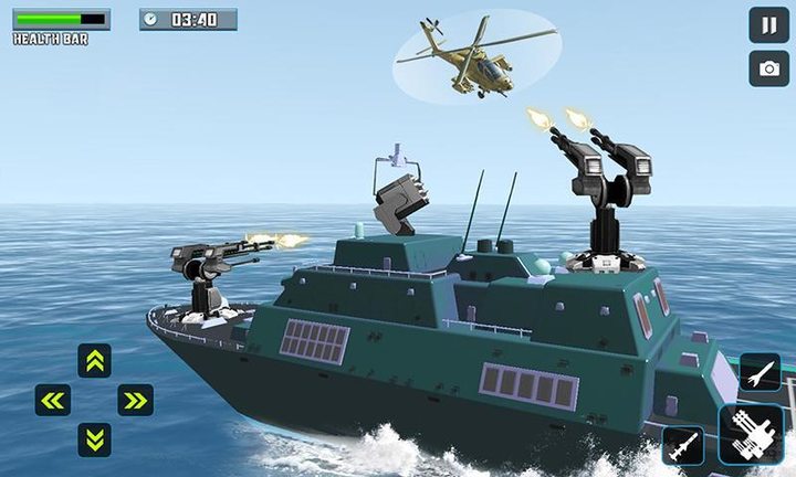 US Army Battle Ship Simulator screenshot image 2_Popularmodapk.com