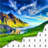 Landscape Pixel Art Coloring1.0_Popularmodapk.com