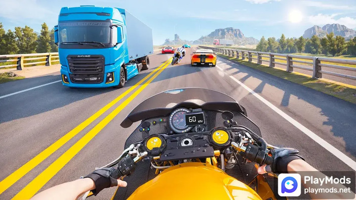 Moto Bike Rider Traffic Racing<span>(Unlimited Resources)</span> screenshot image 2_Popularmodapk.com