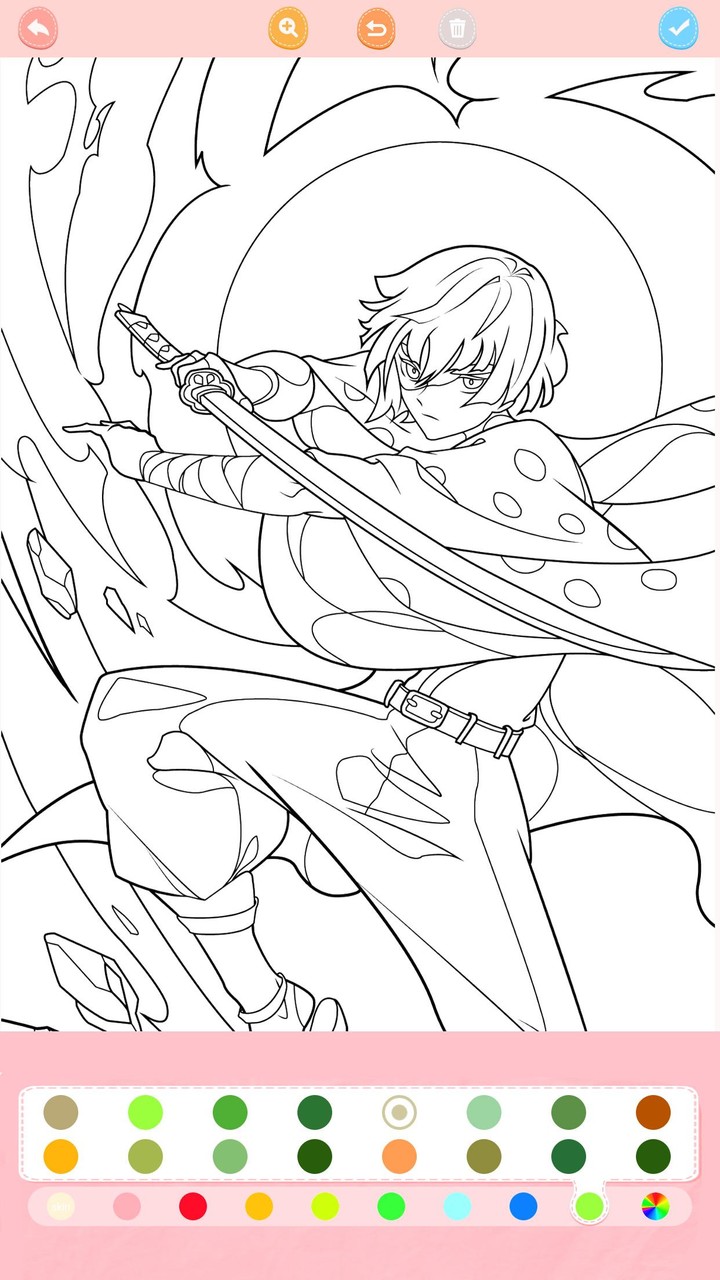 Anime Coloring: Anime Drawing screenshot image 3_Popularmodapk.com