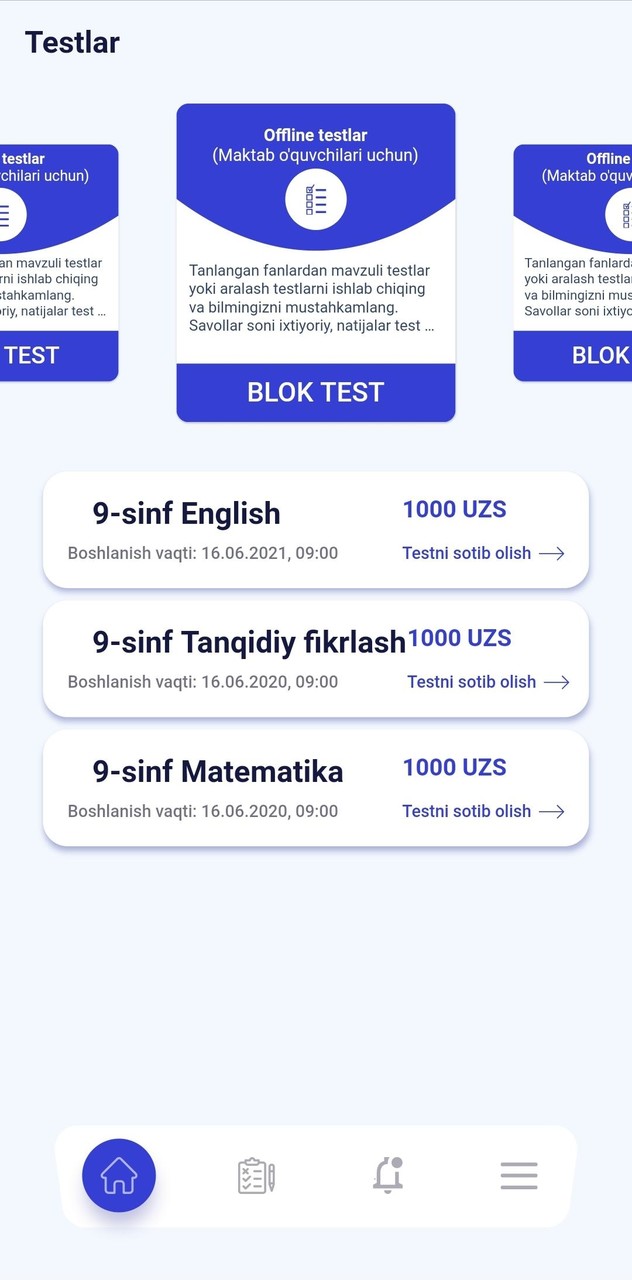 Proba.uz screenshot image 1_Popularmodapk.com