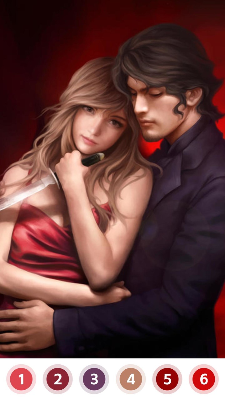 Kiss & Hug Paint by Number screenshot image 1_Popularmodapk.com