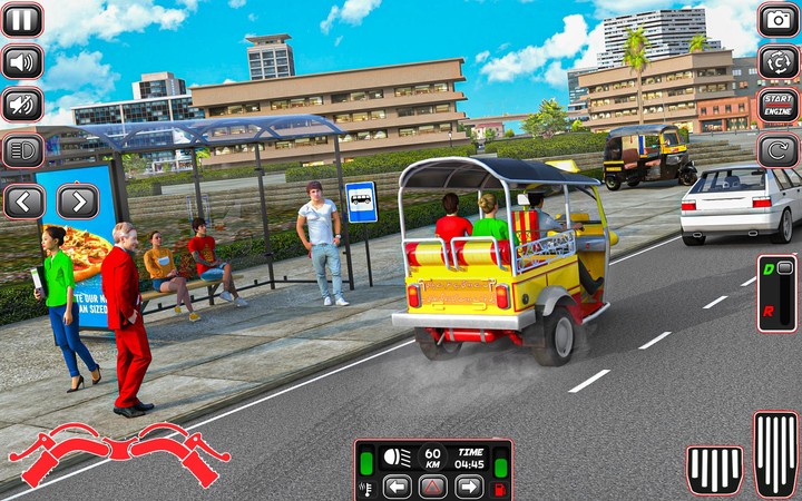 City Rickshaw Driving Games screenshot image 2_Popularmodapk.com