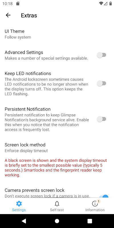 Glimpse Notifications screenshot image 7_Popularmodapk.com