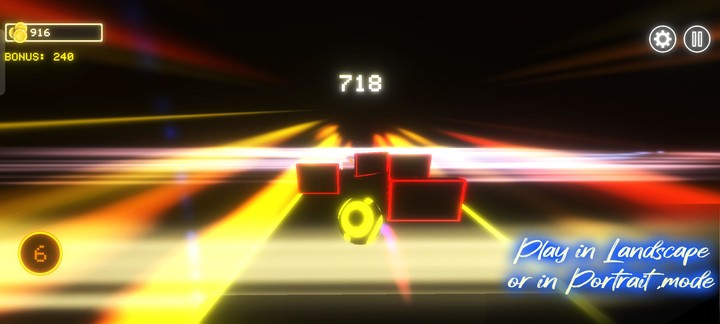 Blocky Slider: Fast Cyperpunk- screenshot image 3_Popularmodapk.com