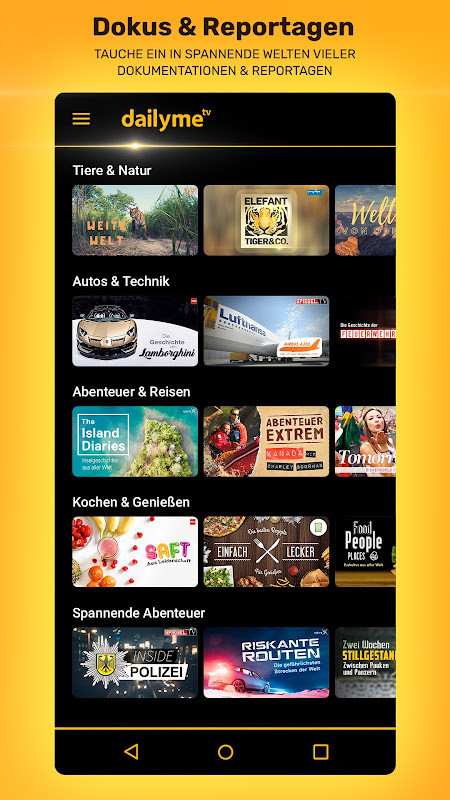 dailyme TV, Serien, Filme & Fernsehen TV Mediathek screenshot image 6_Popularmodapk.com