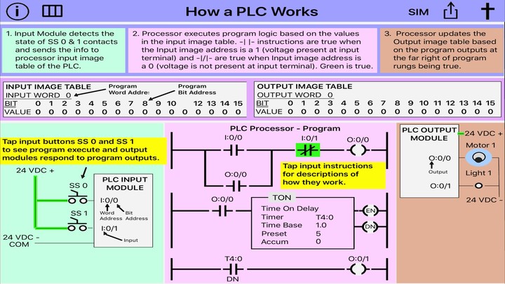 PLC Simulator, Mechatronics, PLC ladder Logic, PLC screenshot image 6_Popularmodapk.com