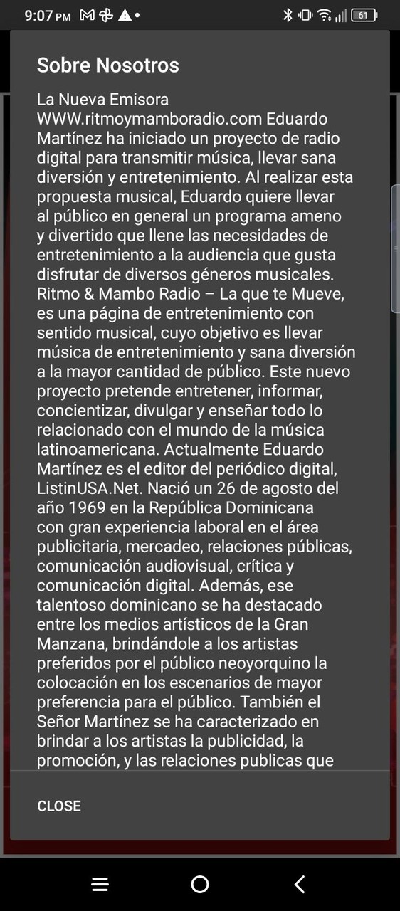 Ritmo y Mambo Radio screenshot image 5_Popularmodapk.com
