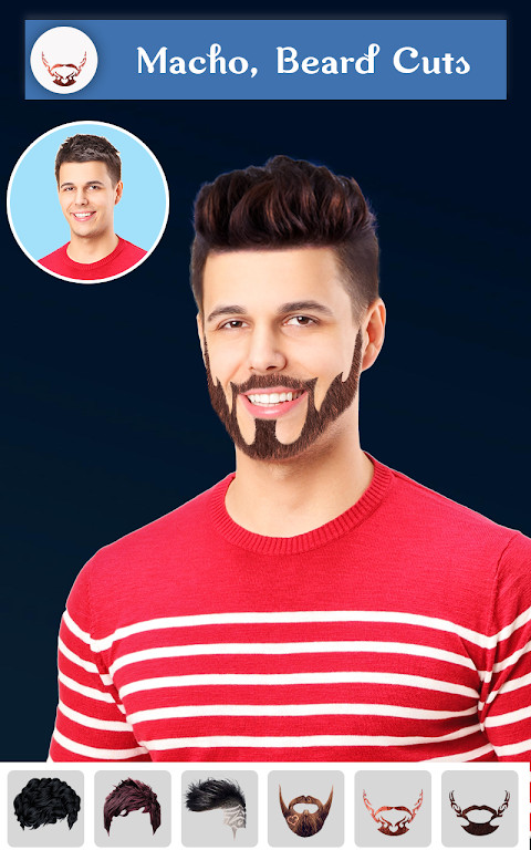 Hairy - Men Hairstyles Beard & Boys Photo Editor screenshot image 3_Popularmodapk.com