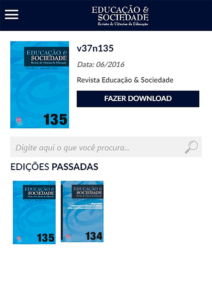 Revista Educação & Sociedade screenshot image 18_Popularmodapk.com