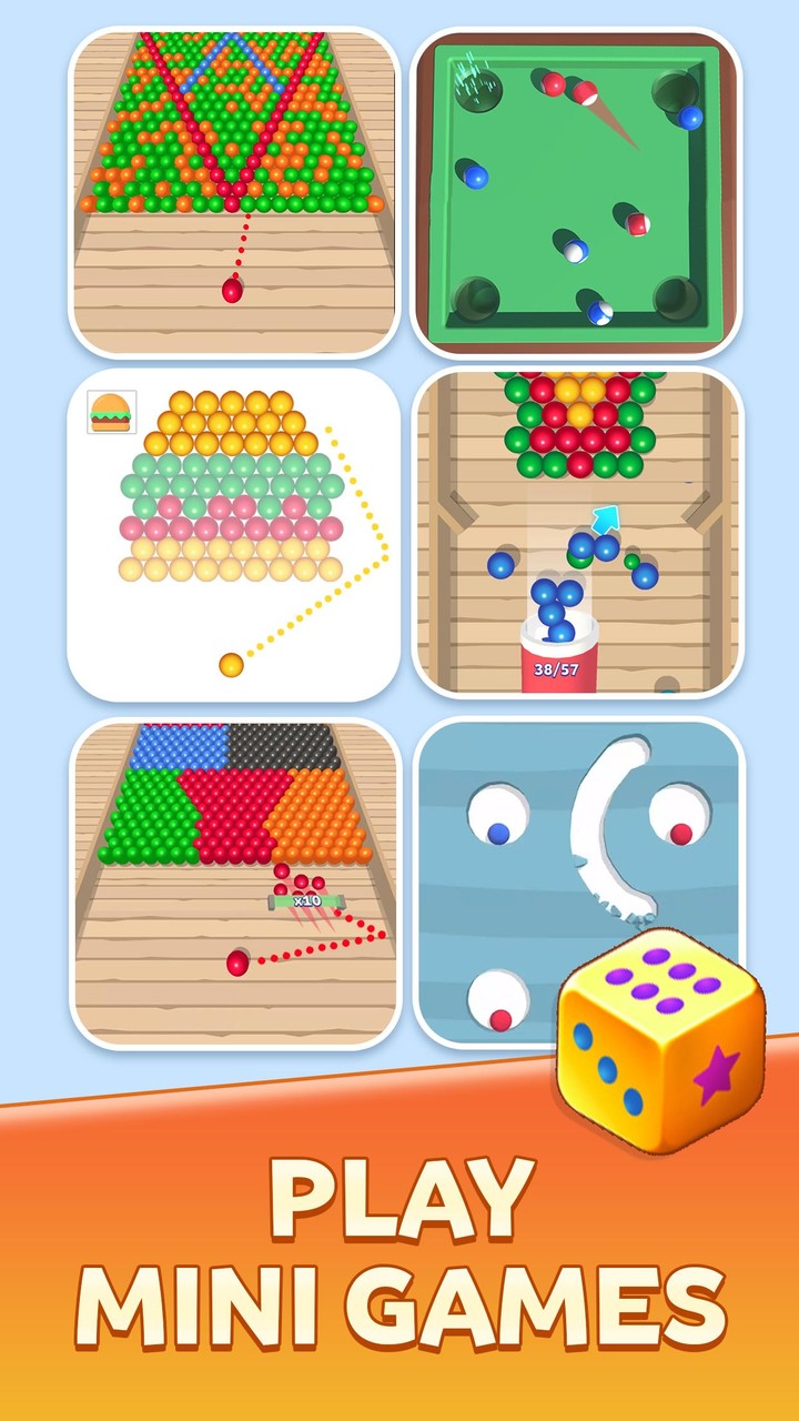 Bubble Fall 3D screenshot image 1_Popularmodapk.com