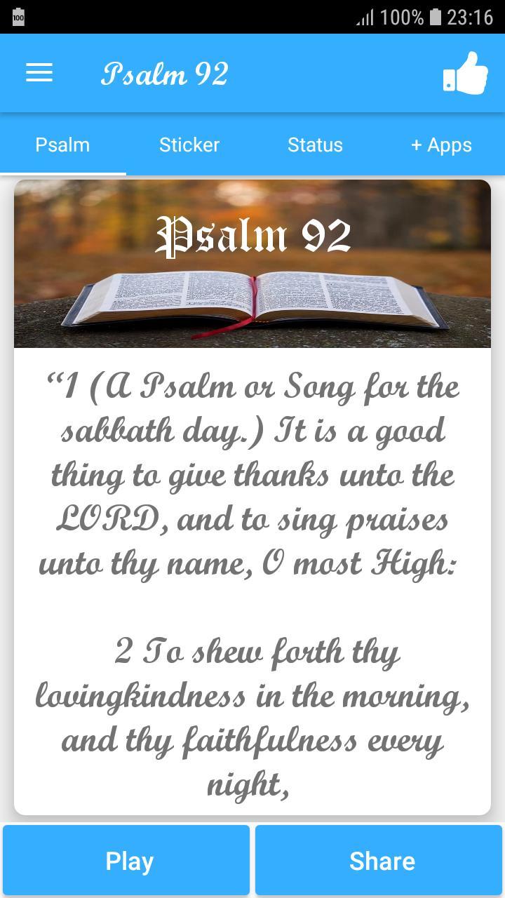 Psalm 92 screenshot image 8_Popularmodapk.com