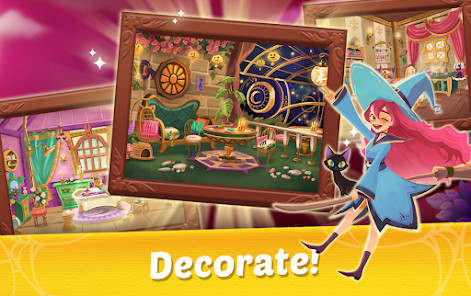 Witch & Cats - Match 3 Puzzle<span>(Unlimited Currency)</span> screenshot image 13_Popularmodapk.com