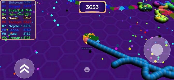 Snake Game, Bhukha SnakeBattle screenshot image 2_Popularmodapk.com
