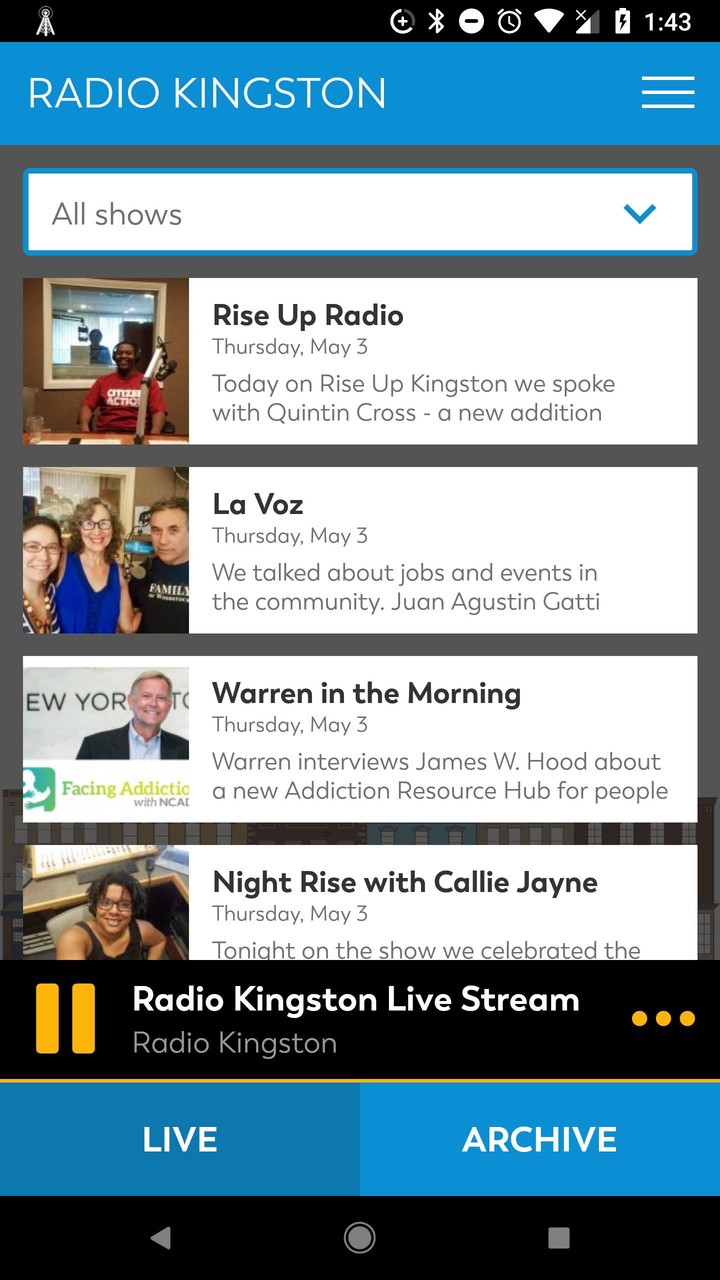 Radio Kingston screenshot image 2_Popularmodapk.com