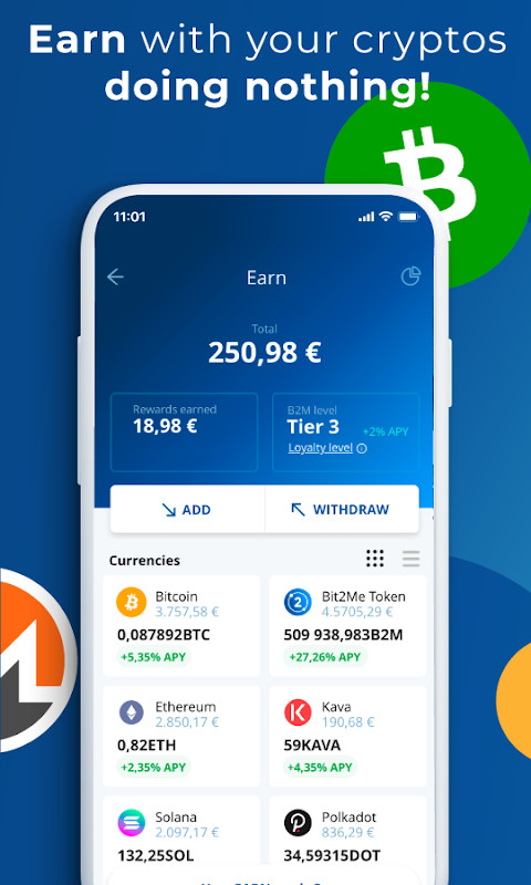 Bit2Me: BTC and +100 coins screenshot image 6_Popularmodapk.com