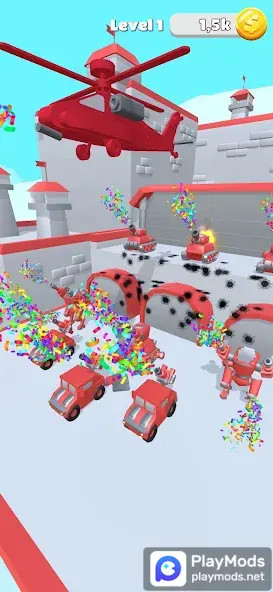 Merge Tanks: Army Clash<span>(No Ads)</span> screenshot image 1_Popularmodapk.com