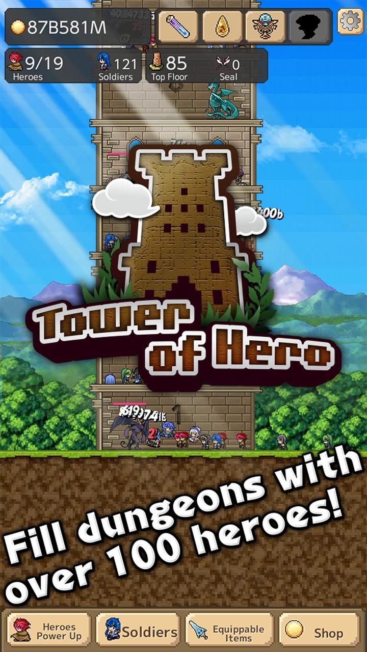 Tower of Hero screenshot image 4_Popularmodapk.com