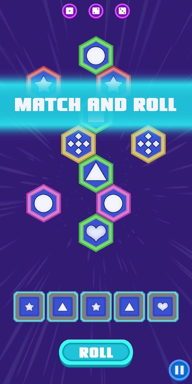 Hexa Dice - Hexagon Match Game screenshot image 1_Popularmodapk.com