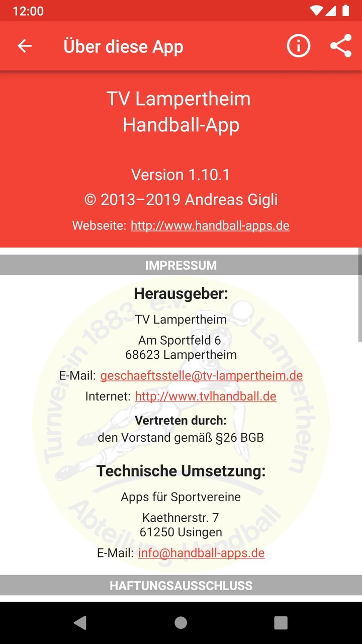 TV Lampertheim Handball screenshot image 8_Popularmodapk.com