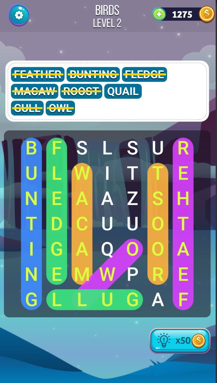 Words Find : Relaxing Game screenshot image 2_Popularmodapk.com