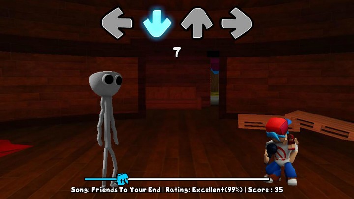White Rainbow Friends FNF Mod screenshot image 2_Popularmodapk.com