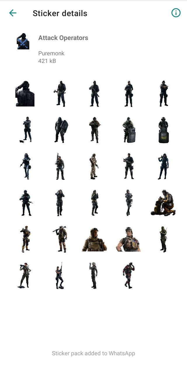 R6S Stickers for Whatsapp screenshot image 2_Popularmodapk.com