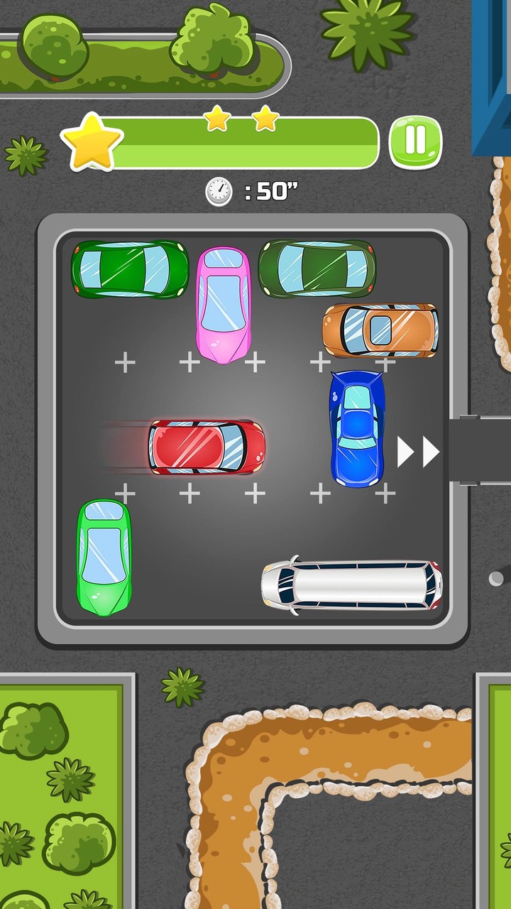 Parking Panic : exit red car screenshot image 2_Popularmodapk.com