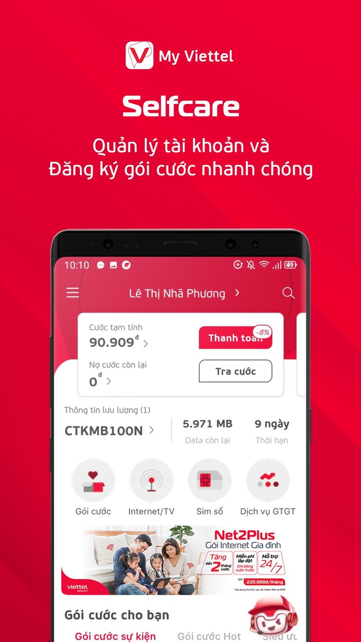 My Viettel: Tích điểm, Đổi quà screenshot image 3_Popularmodapk.com