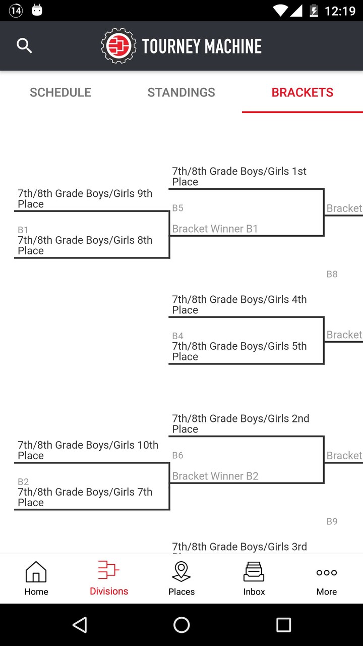 Tourney Machine - Tournament Schedules screenshot image 6_Popularmodapk.com