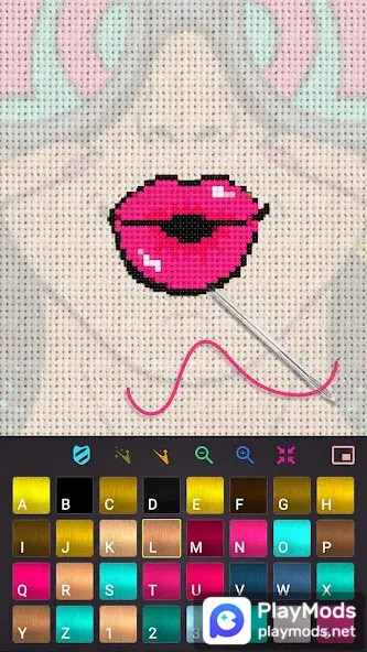 Cross Stitch: Color by Number<span>(Unlimited Resources)</span> screenshot image 2_Popularmodapk.com