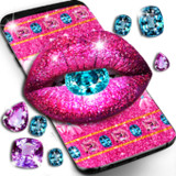 Glitter lips live wallpaper22.6_Popularmodapk.com