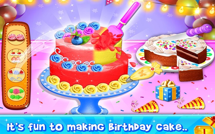 Birthday Cake Maker Cooking screenshot image 3_Popularmodapk.com