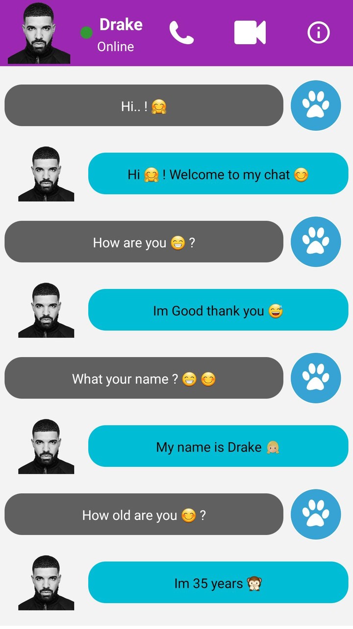 Drake Fake Video Call screenshot image 5_Popularmodapk.com
