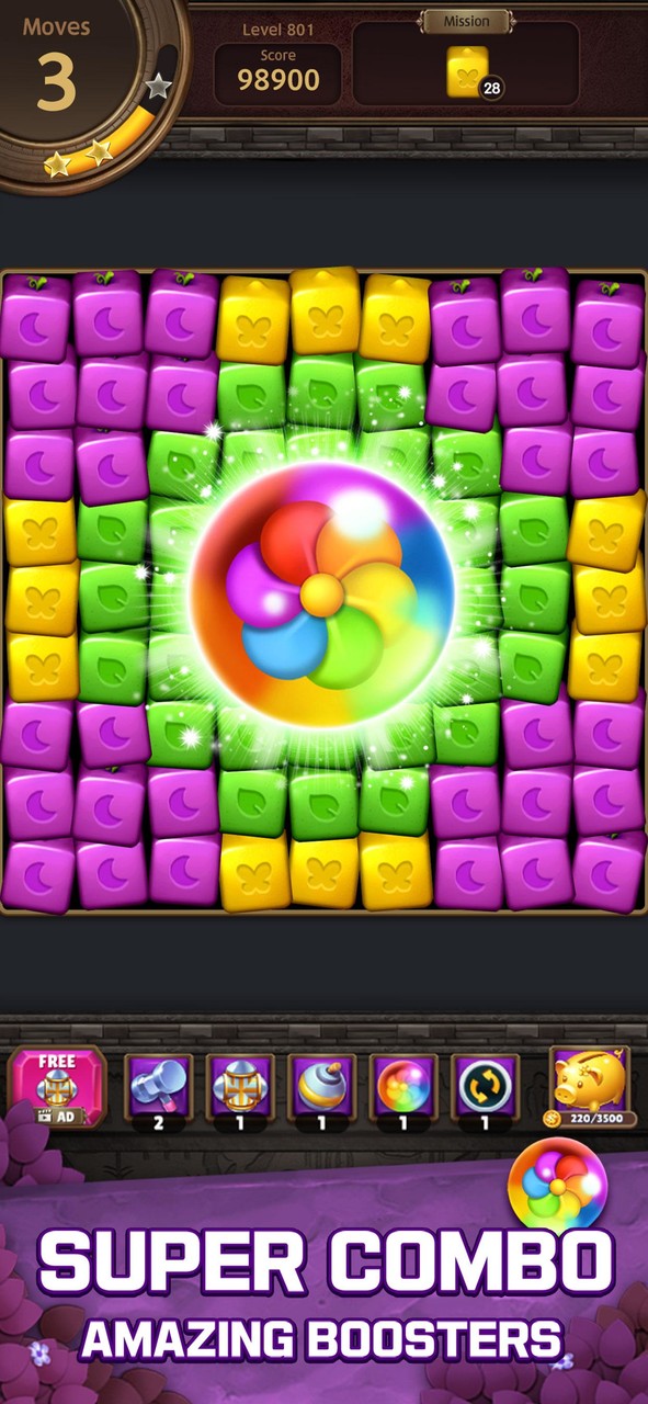 Fruits Blast : Puzzle Game screenshot image 1_Popularmodapk.com