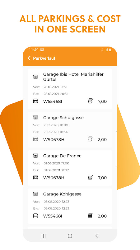 PAYUCA: free smart parking app Vienna screenshot image 4_Popularmodapk.com