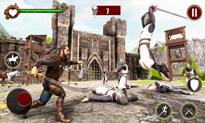 Ertuğrul Mounted Horse Warrior screenshot image 4_Popularmodapk.com