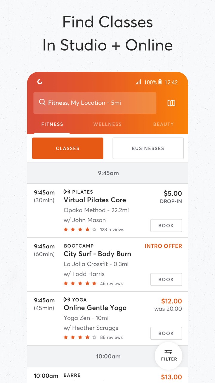 Mindbody: Home Workout & Fitness App screenshot image 2_Popularmodapk.com