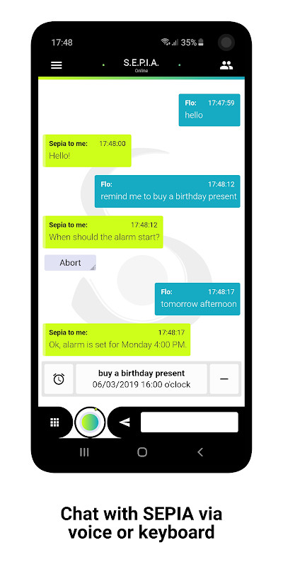 S.E.P.I.A. - Open Assistant screenshot image 2_Popularmodapk.com