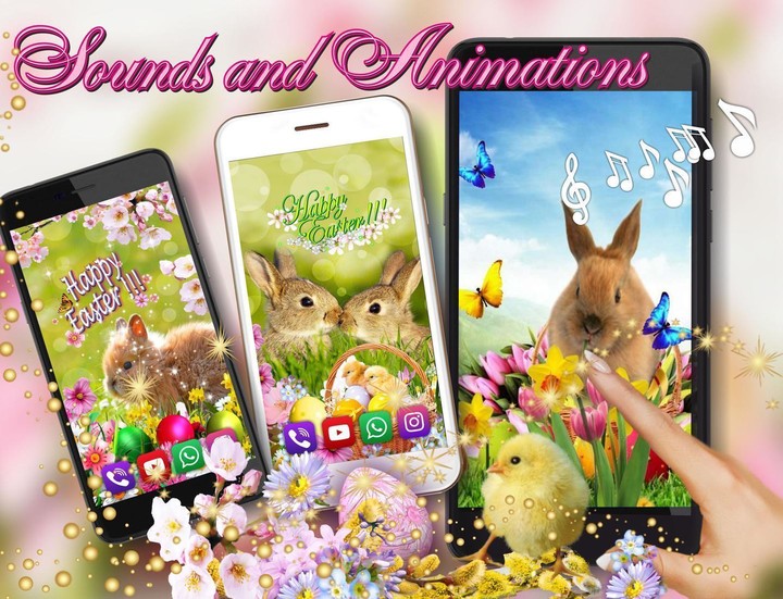 Easter Bunny Live wallpaper screenshot image 11_Popularmodapk.com