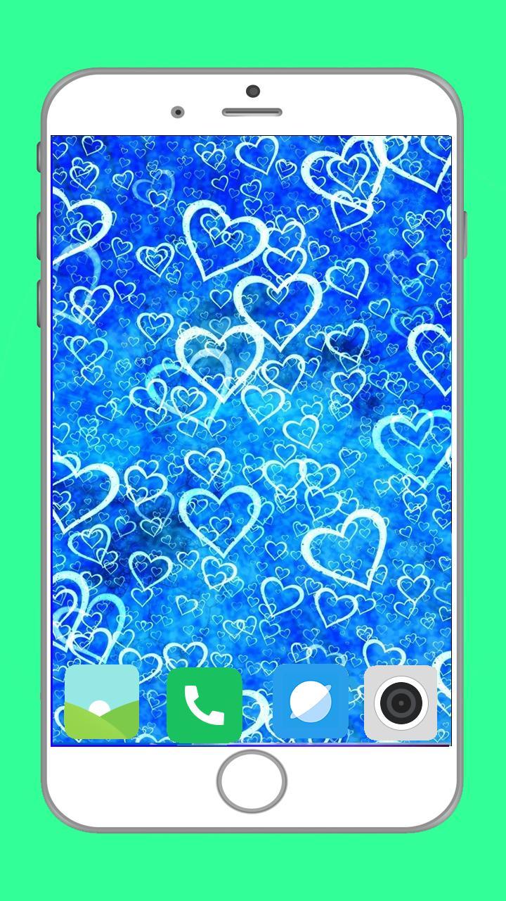 Blue Heart Full HD Wallpaper screenshot image 4_Popularmodapk.com